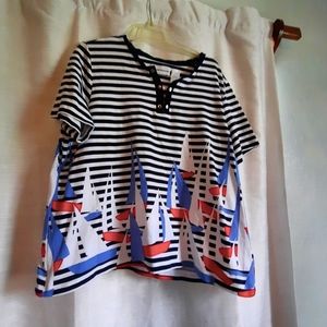 Alfred Dunner ⛵️ Sailboat top  *BOGO*